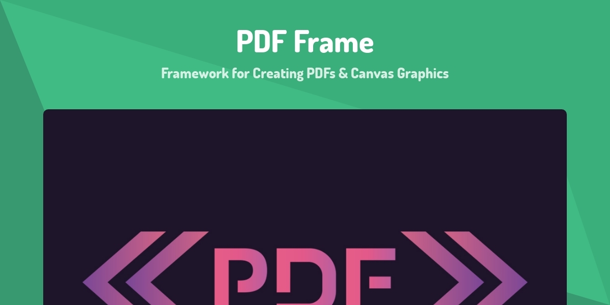 PDF Frame Framework For Creating PDFs Canvas Graphics Made With Pdf frame framework for creating pdfs canvas graphics made with